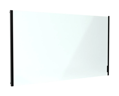 Szyba do biokominków Portalowych Koloseum uchwyty czarny mat 01.webp