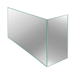 Szyby do biokominka narożnego BIO-EKO