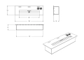 Palnik do biokominka DIY 0,9 l wymiary.webp