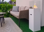 Biokominek wolnostojący PATIO biały mat