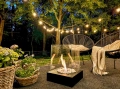 Biokominek wolnostojący Sunset Garden czarny aranżacja 010.webp