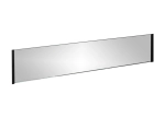 Szyba do biokominka SLIM  900x400 uchwyty czarny mat