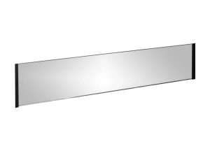 Szyba do biokominka SLIM  900x400 uchwyty czarny mat