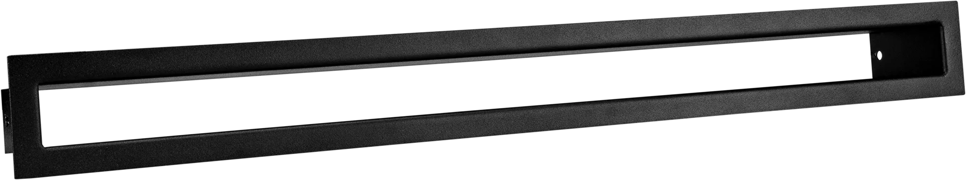 Kratka Kominkowa Wentylacyjna 600x60 czarny mat