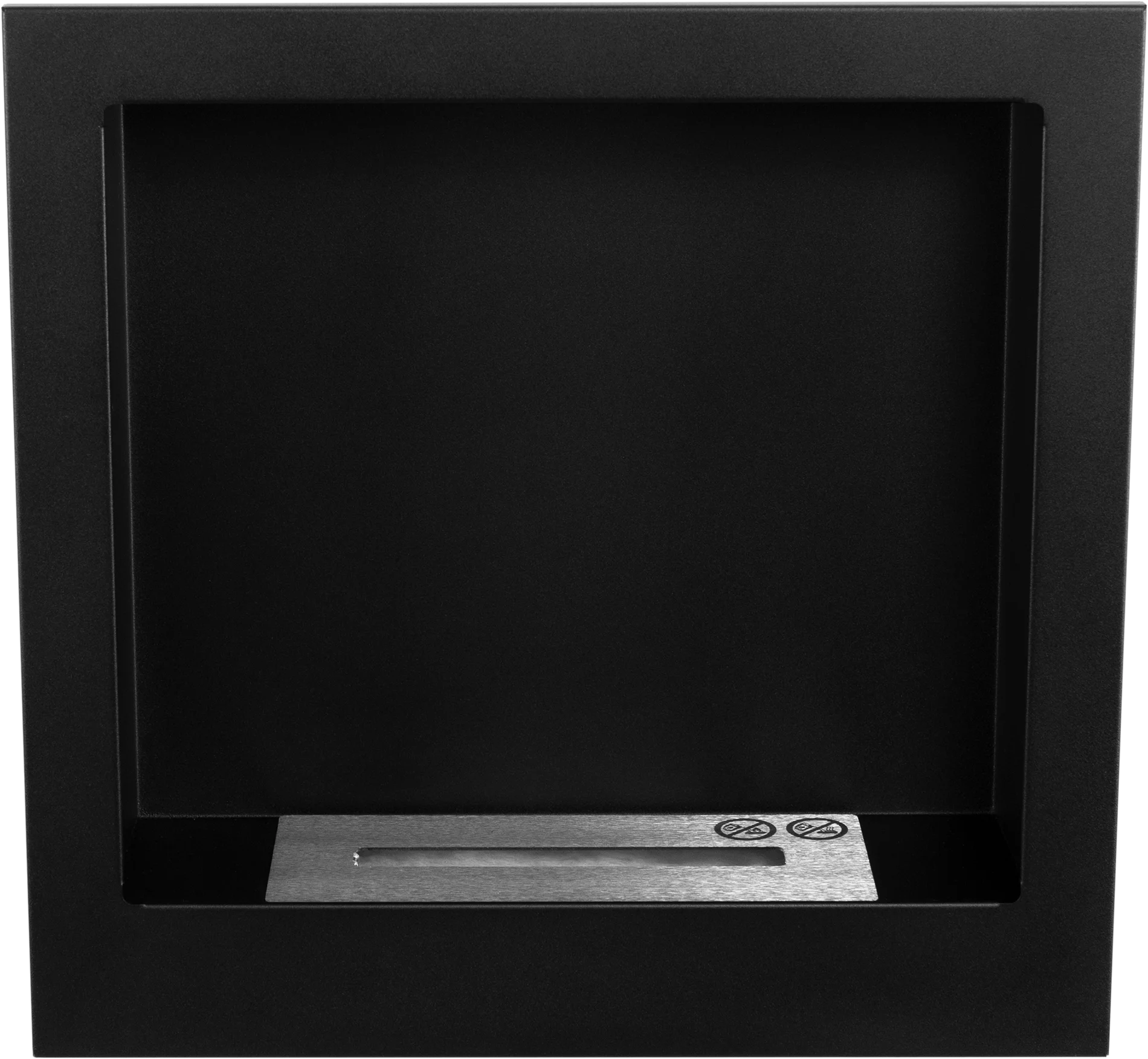 Biokominek Wiszący 400x400 czarny mat 